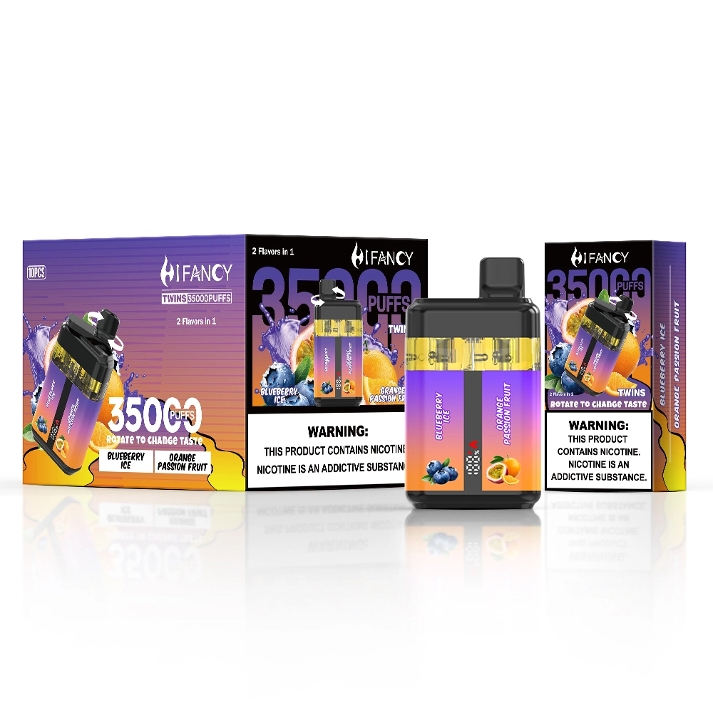 HIFANCY TWINS 35K Set04 Blueberry Ice and Orange Passion Fruit Packaging Wholesale