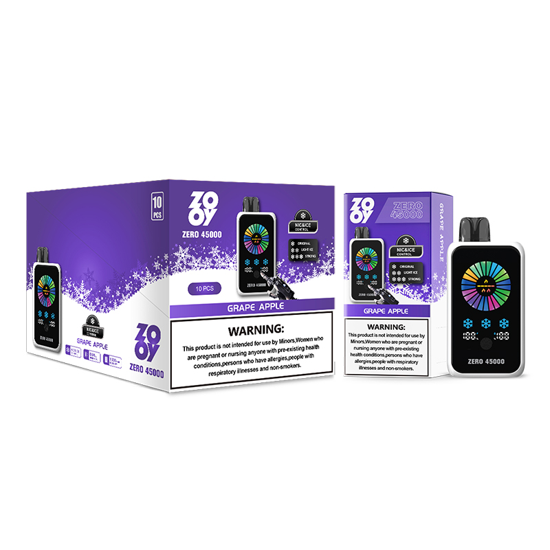 ZOOY ZERO 45K — Grape Apple packaging
