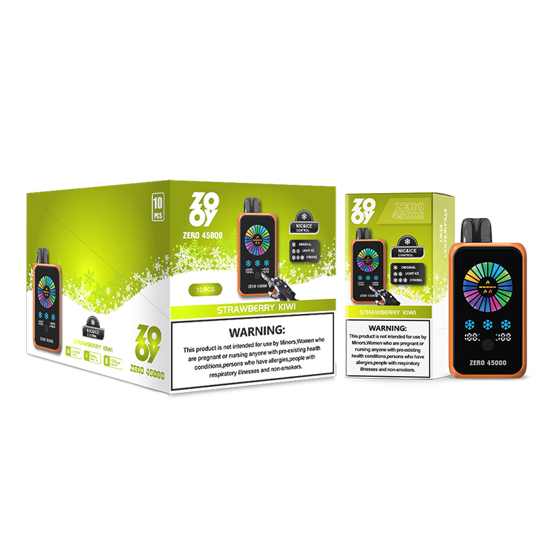 ZOOY ZERO 45K — Strawberry Kiwi packaging