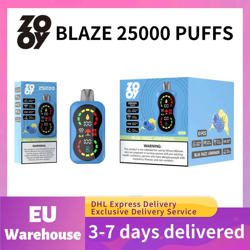 ZOOY BLAZE 25000 – Blue Razz Lemonade packaging