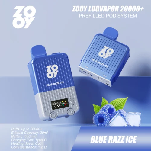 ZOOY LugVapor 20000 Pods — Prefilled Pods for LugVapor 20K, up to 20,000 Puffs