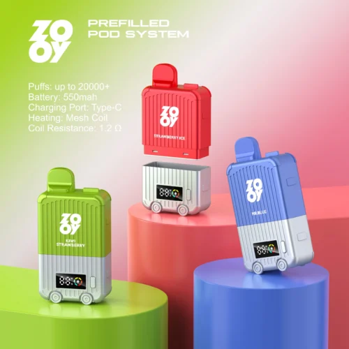 ZOOY LugVapor 20000 Kit (1 Device + 1 Pod) – 20K Prefilled Pod Vape, EU Warehouse banner