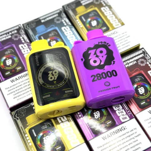ZOOY POWER 28000 – 28K Puffs Touch-Screen Disposable Vape real live photo