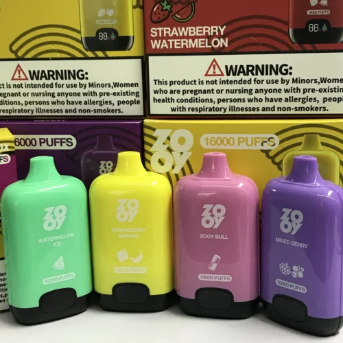 ZOOY RAINBOW 16000 Disposable Vape – 16K Puffs Mesh Coil, Smart Display all flavor