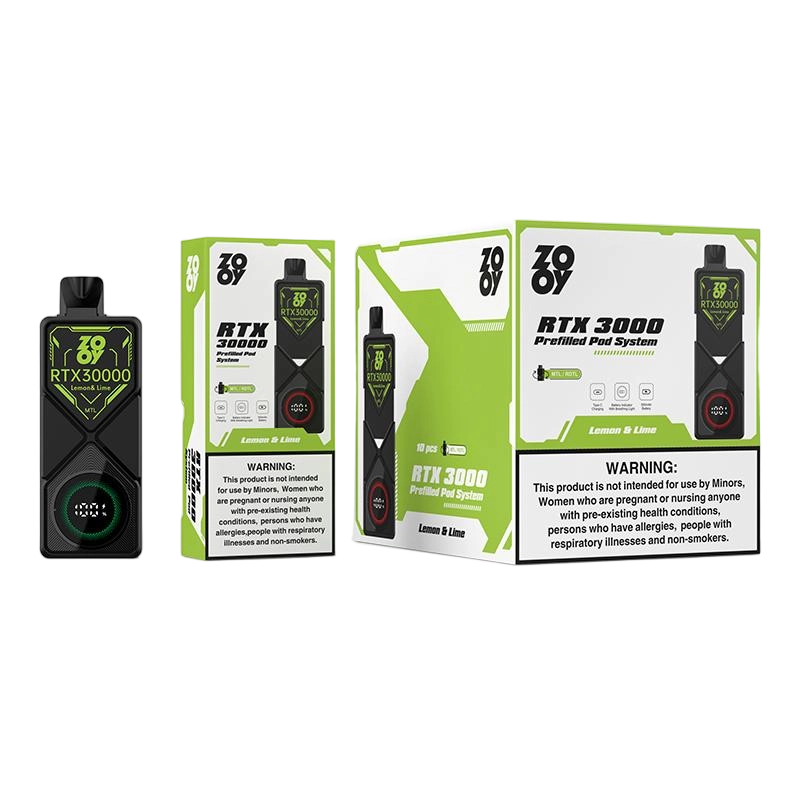 ZOOY RTX 30000 Prefilled Kit — Banana Toffee packaging