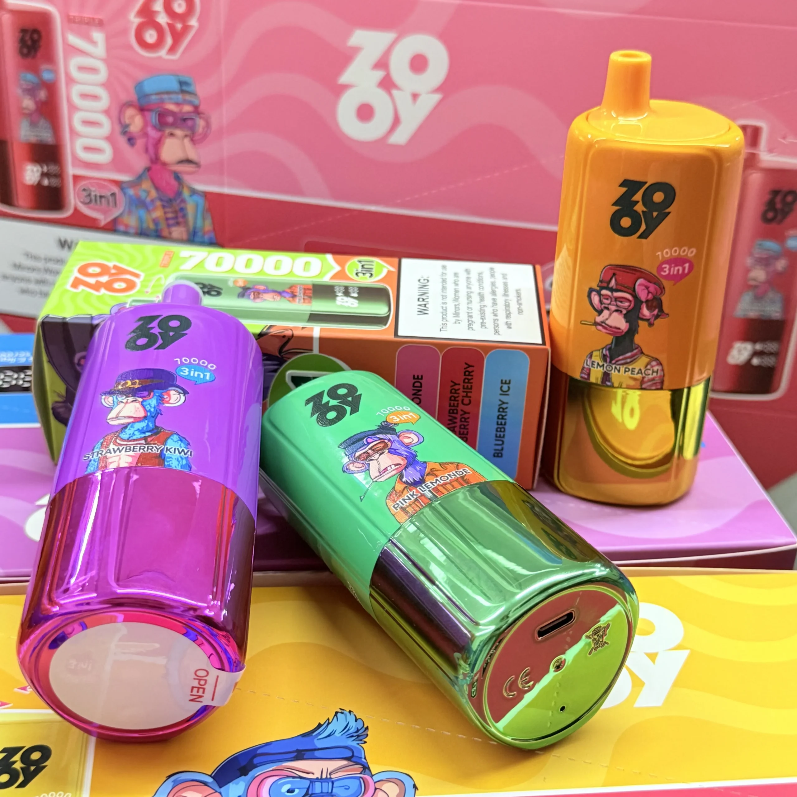 ZOOY TRIPLE 70000 disposable vape 3-in-1