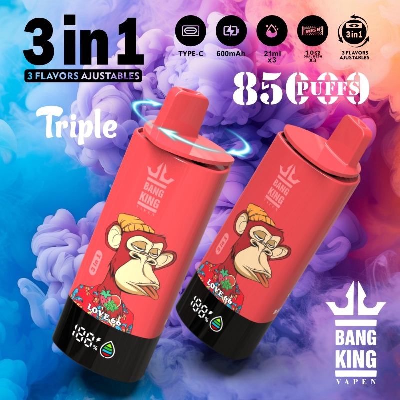 bang-king-85k-3in1-set-banner7 Bang King 85K — 3 in 1 Disposable, 85,000 Puffs | Triple Mesh | Poland Stock