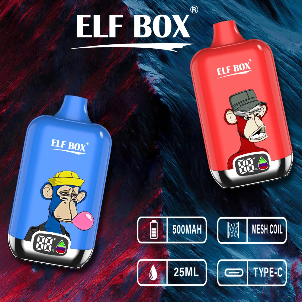 ELF BOX Digital 12000 – 25ml Rechargeable Mesh Disposable Vape
