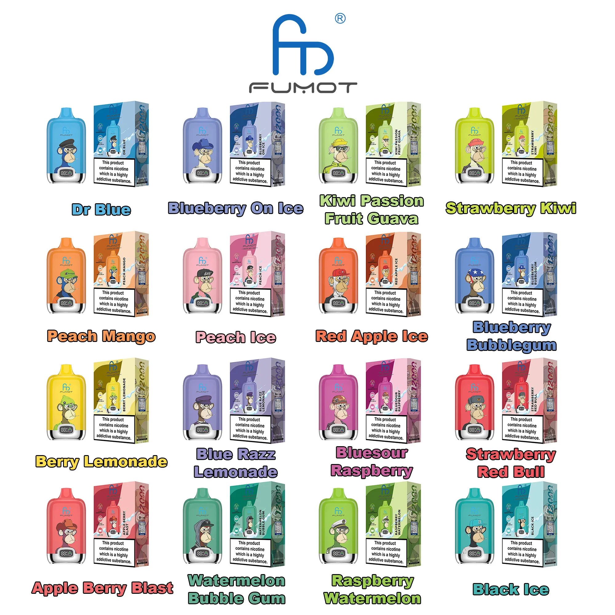 Fumot Digital Box 12K Retail Packaging Collection 2