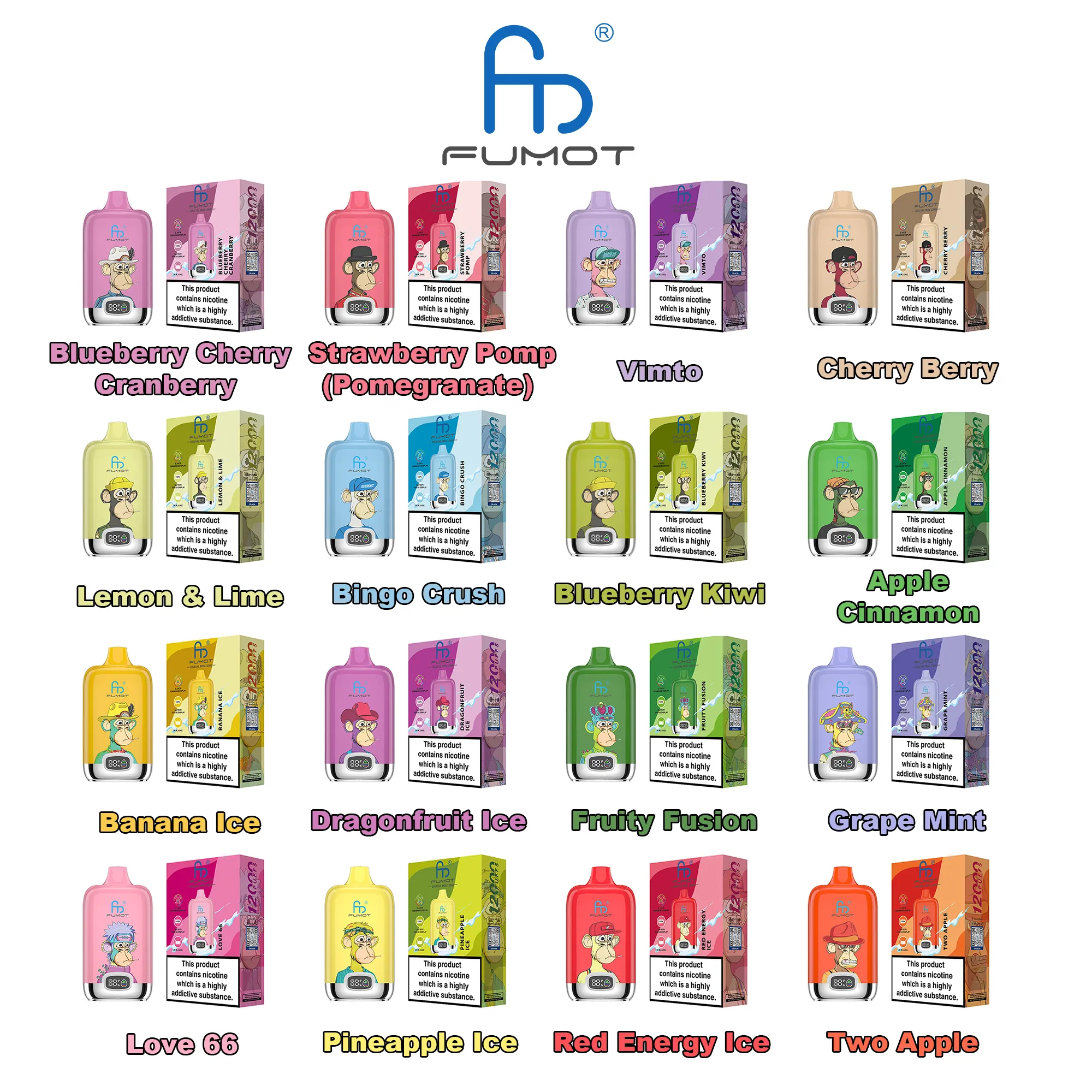 Fumot Digital Box 12K Retail Packaging Collection 3
