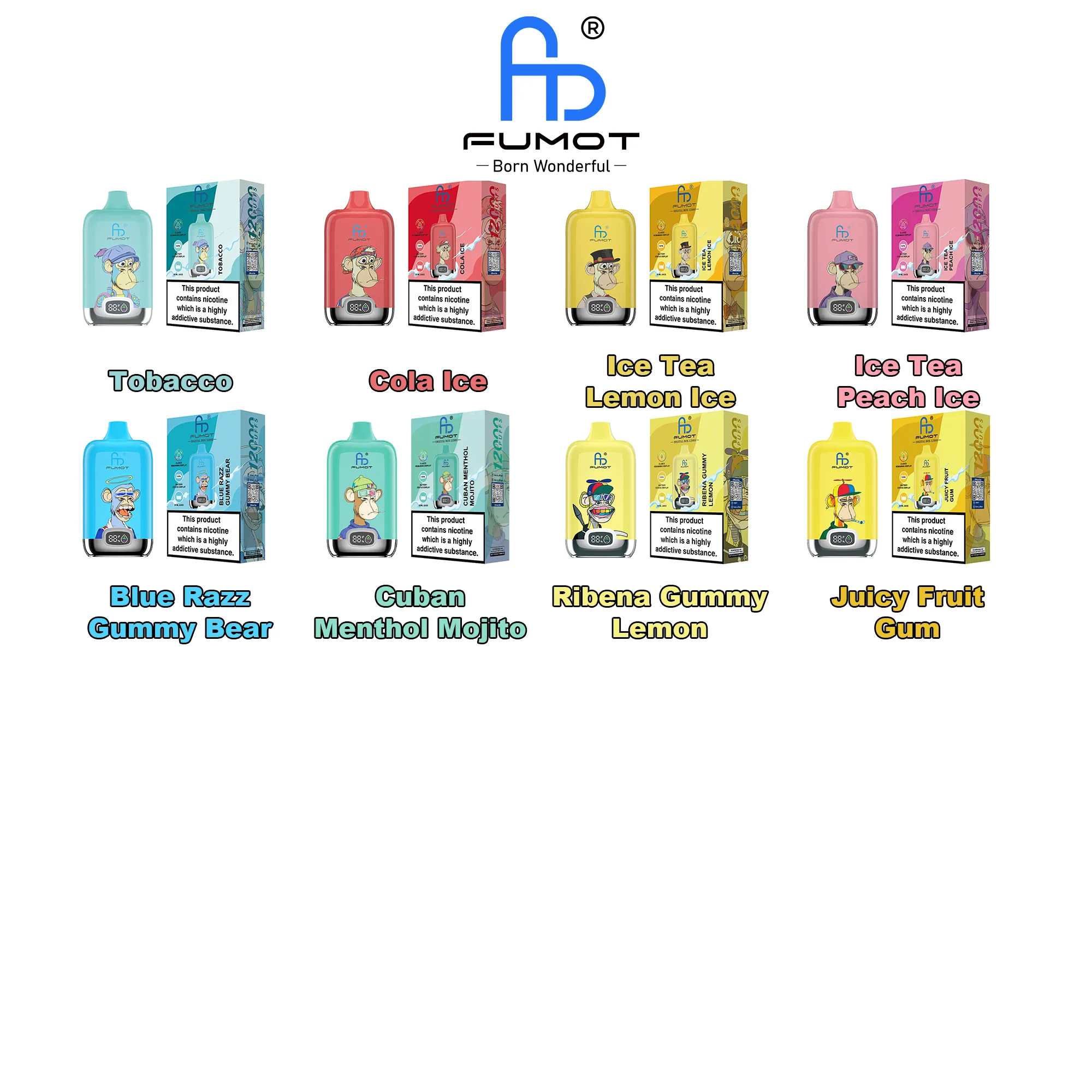 Fumot Digital Box 12K Retail Packaging Collection 4