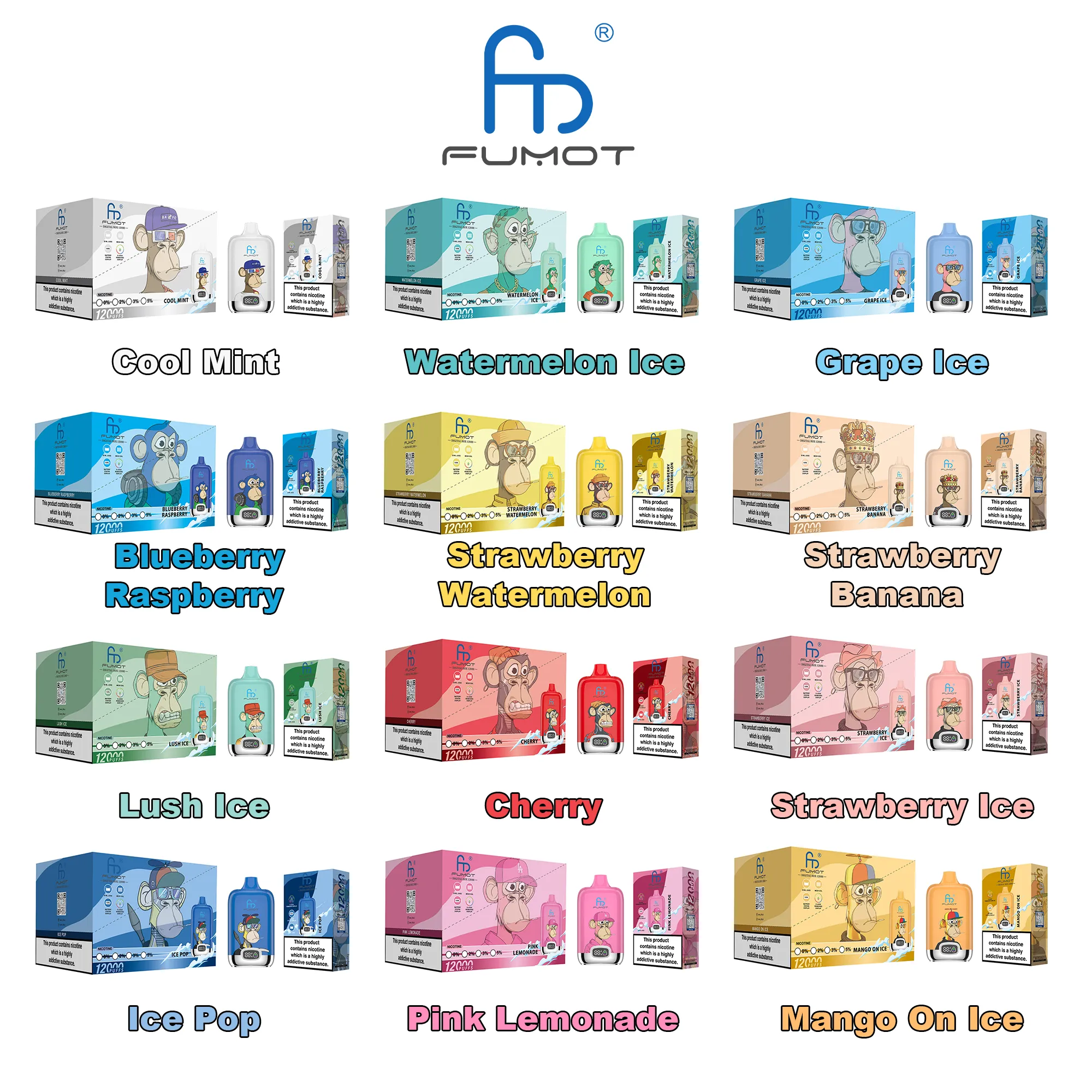Fumot Digital Box 12K Wholesale Packaging Collection 1