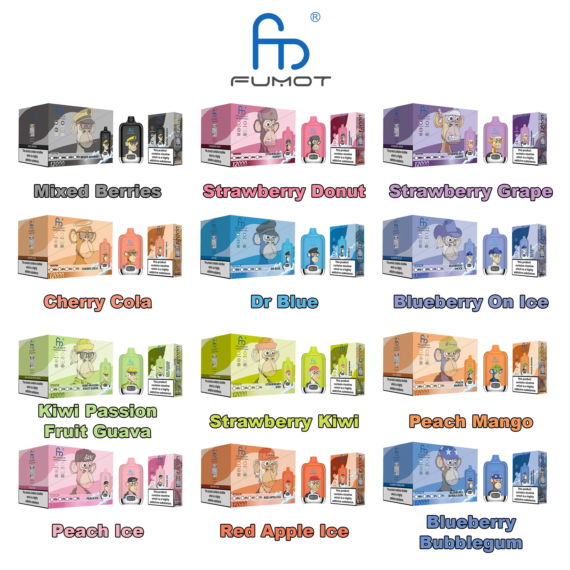 Fumot Digital Box 12K Wholesale Packaging Collection 2