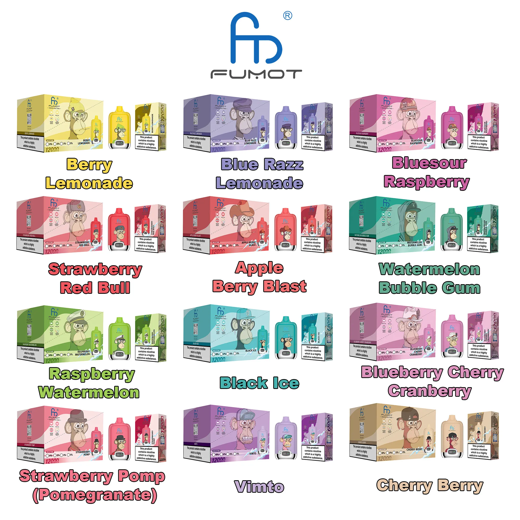 Fumot Digital Box 12K Wholesale Packaging Collection 3