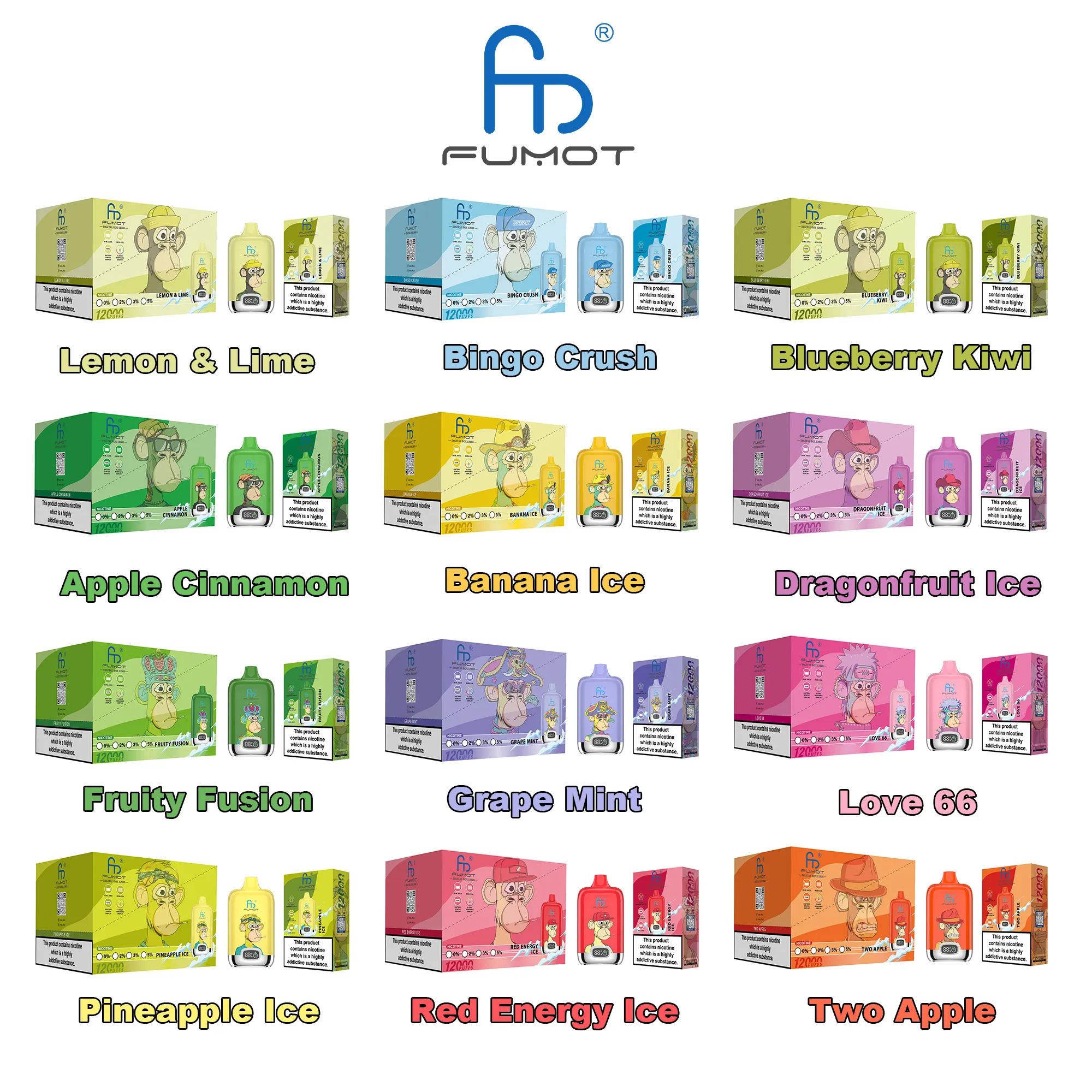 Fumot Digital Box 12K Wholesale Packaging Collection 4