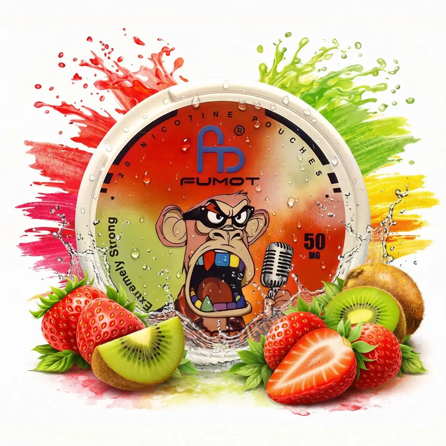 Fumot-Snus-Strawberry-Kiwi-50mg vaporeur