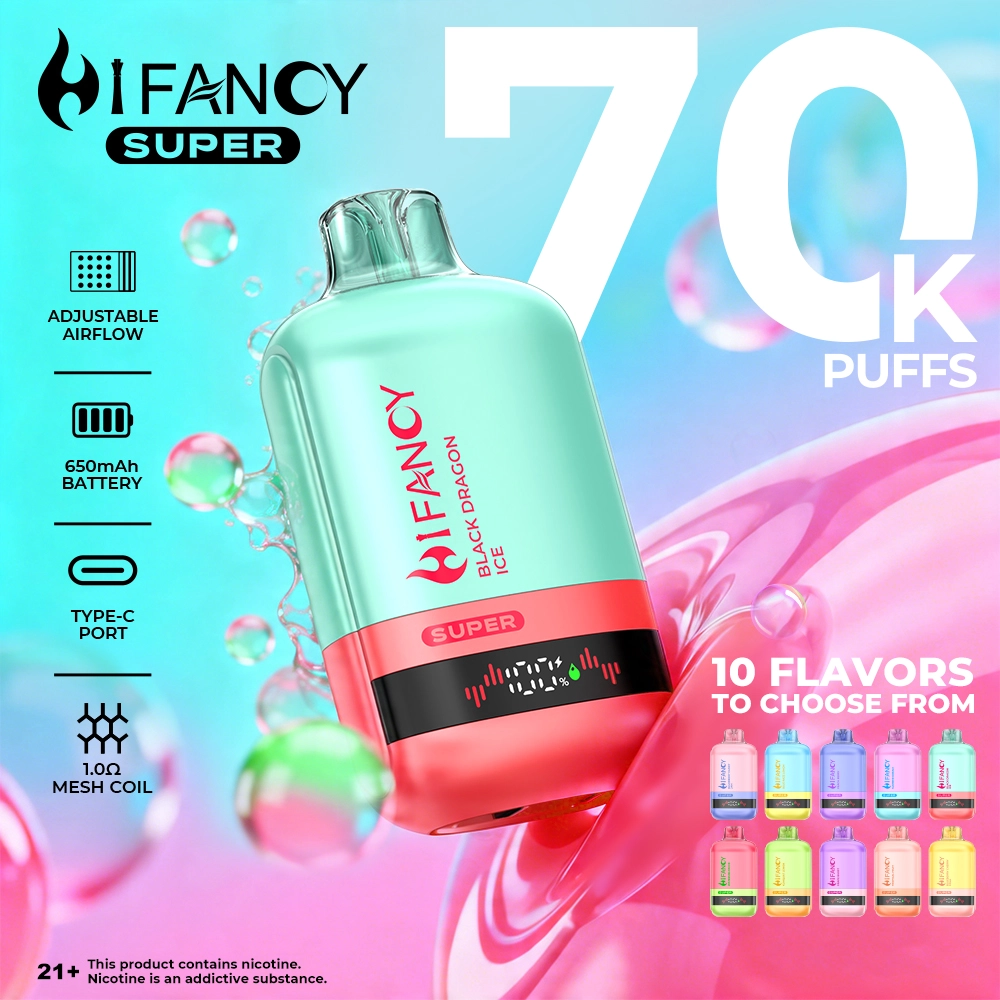 hifancy-super-70k-puff-kv12 - vaporeur HIFANCY SUPER 70K — 70,000 Puffs Rechargeable Disposable Vape